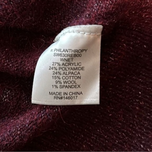 n:PHILANTHROPY Wool Blend Sweater - Picture 9 of 9